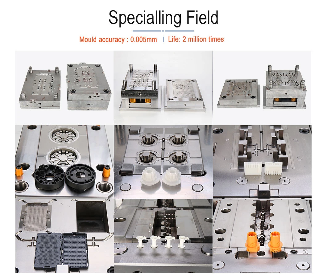 PFA Teflon Plastic Injection Mold Prototype Tools to Series Tools